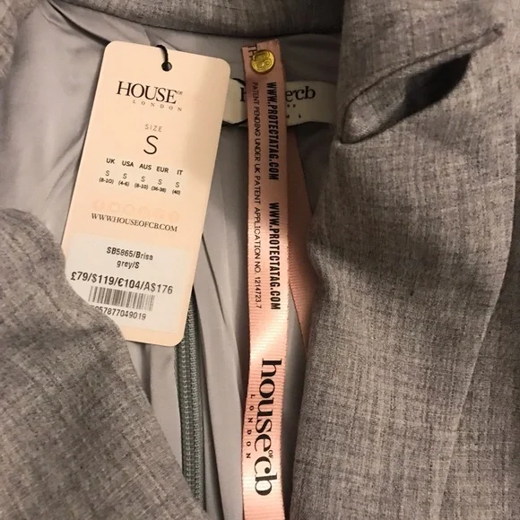 SOLD NWT House of CB Brisa Suit Jacket Bodysuit - Picture 4 of 9